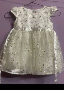New Sparkly Star Dress frock 6 to 12 months