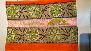 Floral Print Saree Pure Cotton Chapa Sare