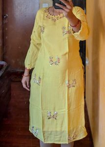 Yellow Kurta.