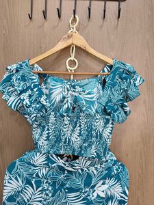 Tropical Print Two-Piece Set