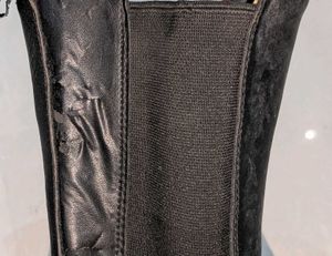Black Leather Chelsea Boots