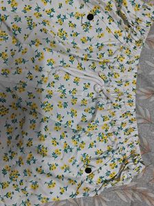 Floral Print Casual Shorts