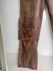 Brown Retro Style Pant