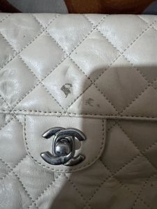 White Quilted Chanel Knock Off