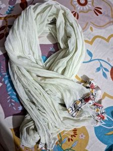 Floral Print Maxi Dress with dupatta