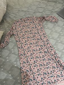Floral Print Long Sleeve Dress