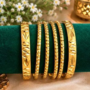 Elegant Gold Bangle Set