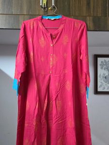 Printed A Line Kurta