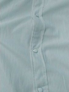 White Ribbed Button-Up shirt