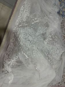 Net Fabric with sequence big patch on one side