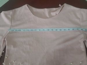 Pearl Embellished Bell Sleeve Top