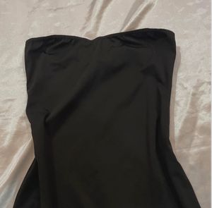 Chic Black Mini Tube Dress