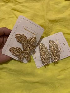 Chic Butterfly & Feather Hair Clips