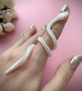 Unique Beaded Snake Ring