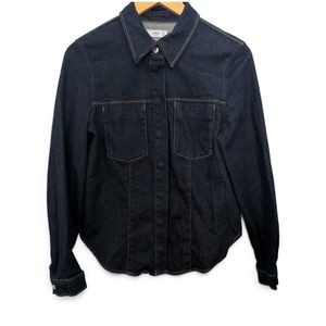 Mango Dark Wash Denim Shirt