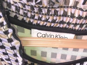 Calvin Klein Patterned Long Sleeve Top