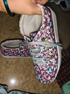 Cute Butterfly Print Sneakers