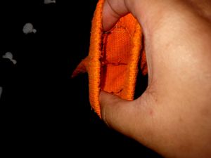 Orange Gloves