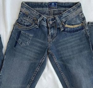 Vintage Low-Rise Denim Jeans