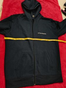 Men's Navy Zip-Up Hoodie
