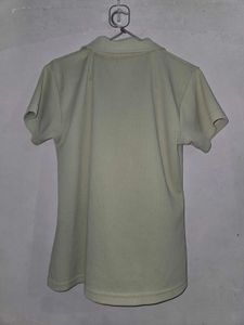 Light Green Ribbed Polo Shirt