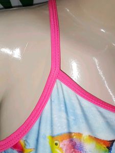 (700)Fun Tiger Print Swimsuit