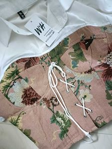 H&amp;M Floral Corset Top with Blouse