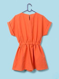 sunset Orange mini dress (with pockets) 🍊✨