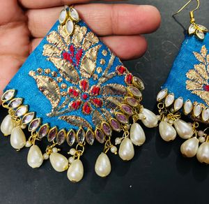Fancy Fabric Hand Made Earrings