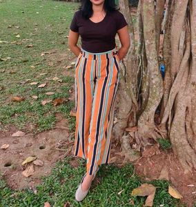 Striped Palazzo Pants