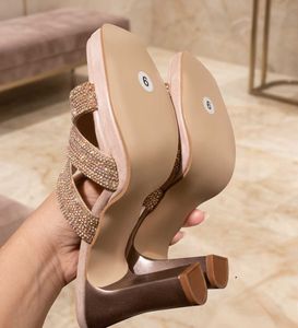 Sparkling Embellished Heeled Sandals