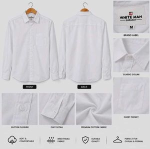 A classic Shirt for men with white colour