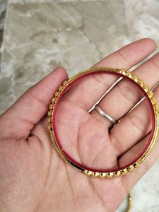 Elegant Gold Bangles Set