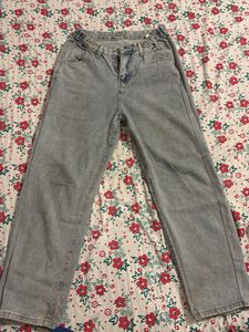 Light Wash Wide Leg Jeans