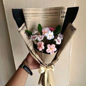 Crocheted Flower Bouquet Gift