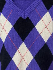 Argyle Knit Sweater Vest for L &amp;xl