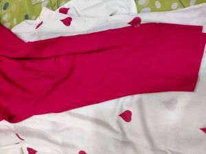 Cream Heart Print Kurta Set