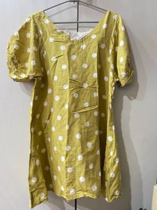 Yellow Polka Dot Dress
