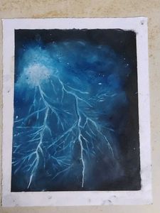Lightning Strike Painting
