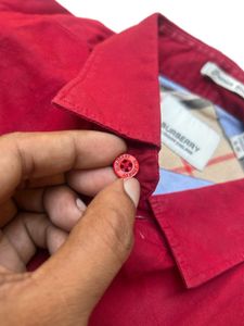 Authentic Men's BURBERRY London England Button-Dow
