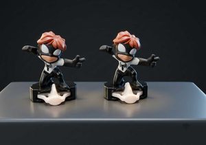 Spider-Man Action figure masked girl ( SET OF 2)