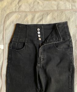 y2k black bootcut jeans