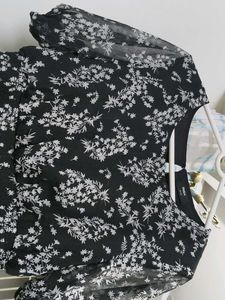 Chic Black Floral Dress