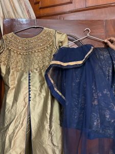Beautiful Skirt With Heavy Kurta Wid Chuni