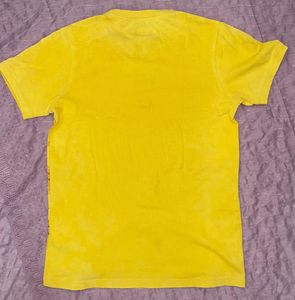 Yellow Graphic Print T-Shirt