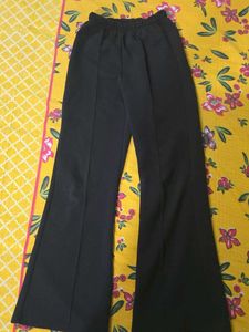 y2k flare black pants