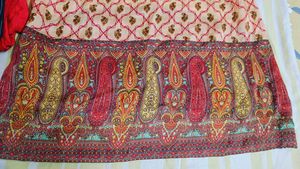 Kurta Set with Detailed Print two dupatta