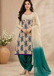 Boutique  style embroidered Set with Dupatta