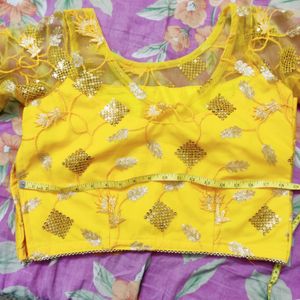 For Madhi New/Unused Yellow blouse