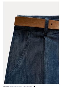New One  BAGGY CHINO TROUSERS